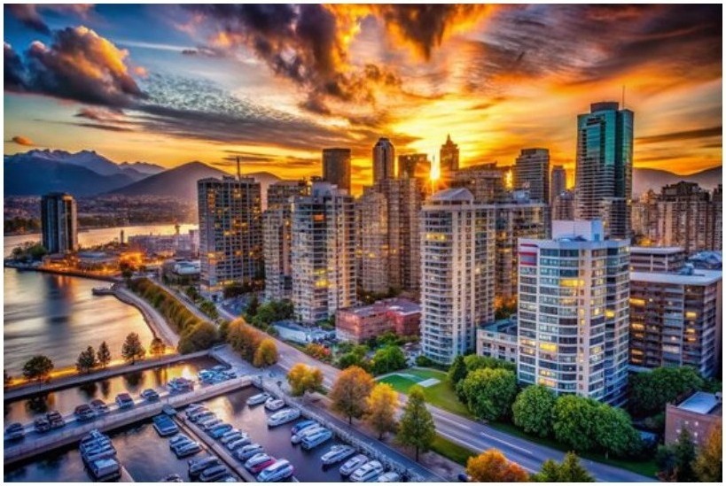 Vancouver, BC skyline